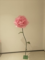 Bunga Peony Sutra Buatan Tangan Ukuran Besar Cocok untuk Digunakan dalam Upacara Pernikahan, Toko Butik, dan Dekorasi Etalase