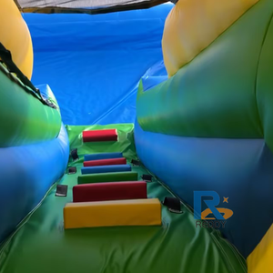 Khu vui chơi nước ngoài trời thương mại, máng trượt nước bơm hơi lớn có hồ bơi, lâu đài phao nhảy cho trẻ em, nhà phao lớn - Product Image 4