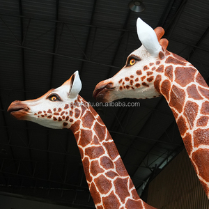 Tùy chỉnh cho các điểm danh lam thắng cảnh cảm biến kích hoạt động cơ khí khổng lồ động vật animatronic con hươu cao cổ nhà sản xuất-zigong - Product Image 3