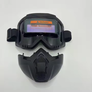Lente <span class=keywords><strong>de</strong></span> atenuación automática Protector facial completo Casco <span class=keywords><strong>de</strong></span> soldadura Protección contra el polvo Máscaras <span class=keywords><strong>de</strong></span> seguridad con protector facial <span class=keywords><strong>de</strong></span> vidrio Protección ocular <span class=keywords><strong>para</strong></span> soldadores - Product Image 3