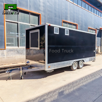Churros Camping Trailer Crème glacée Bon camion Barbecue Commercial Café Chariot Limonade Fitness Burger Charcuterie Crème glacée Remorque