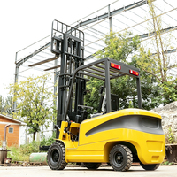 Montacargas Eléctrico de Servicio Pesado de 2, 3 y 5 Toneladas con Batería de Litio, Motor de CA de 60V y Cabina Completa para Almacenes Frigoríficos