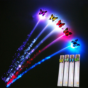 ที่คาดผม LED สะท้อนแสงสำหรับตกแต่งวันคริสต์มาส,ที่หนีบผมเรืองแสงวันฮาโลวีนนีออนสำหรับงานปาร์ตี้จำนวน5ชิ้น - Product Image 6