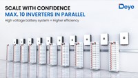 51.2 V 100Ah 5.12 kWh Deye BOS-G-Pack5.1 Baterai Lithium Lifepo4 Tegangan Tinggi dengan Stok Siap Pakai