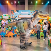 Costume de dinosaure T-Rex réaliste pour adulte, avec jambes cachées, animatronique, sonore, pour spectacle en parc à thème