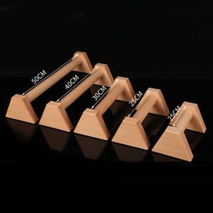 Madera Parallettes Pushup Stands Push <span class=keywords><strong>Up</strong></span> Barras - Product Image 4