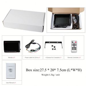 Bảng Điều Khiển Camper Van 7 Phụ Kiện Xe Tải Caravan Màn Hình 24V Máy Kéo Xe Giám Sát - Product Image 6