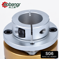 Accouplement à diaphragme en acier inoxydable haute rigidité, corps en alliage d'aluminium, vis de serrage, connecteur d'arbre de servomoteur à jeu nul