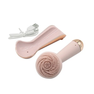 Sonic Facial Brush Rotating <b>Balls</b> Silicone USB Socket Charging Beauty Instrument for Cleaning <b>Massage</b> Household Use - Product Image 6