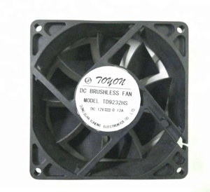 Kipas Pendingin DC <span class=keywords><strong>Toyon</strong></span> TD9232 12V/24V Aliran Udara Kuat Kecepatan Tinggi Bantalan Bola Rendah Kebisingan untuk Elektronik dan Peralatan Industri - Product Image 2