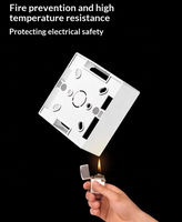 Accessoires pour interrupteurs muraux, boîte à fond ouvert, facile à installer