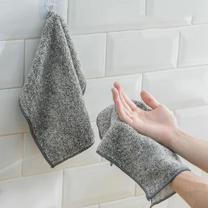Dishcloth, kitchen cleaning cloth, absorbent household cleaning cloth for wiping <b>tables</b> and furniture, <b>bamboo</b> fiber cleaning - Product Image 2