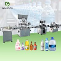 Machine de scellage automatique en plastique pour cosmétiques, ligne de remplissage de liquides pour bouteilles d'eau avec scelleuse et étiqueteuse