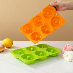 Nhà Máy Cổ Vòng <span class=keywords><strong>Donut</strong></span> Khuôn Bắc Âu Phong Cách Thực Phẩm Cấp Silicone Pastry Công Cụ Cho Món Tráng Miệng Nướng Ngay lập tức Công Văn - Product Image 3