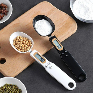 Cuillère-balance électronique numérique LCD réglable pour la cuisine domestique, idéale pour mesurer le café, les aliments, la farine et la poudre lors de la pâtisserie - Product Image 1