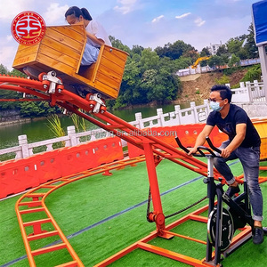 Equipo de Parque de Atracciones, Mini Montaña Rusa de Propulsión Humana, Montaña Rusa sin Motor para Niños - Product Image 2