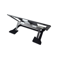 Support d'ordinateur portable réglable à 360° personnalisable, support pliable en métal pour ordinateur portable, support pour ordinateur portable avec base rotative