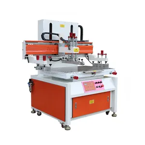 servo motor cylinder round pp screen printing machine plastic glass bottle cup semi automatic silk screen printer machine