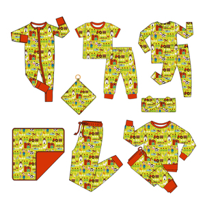 Bambus-Pyjamas Sofort Lieferbar Kinder-Hersteller Maßgeschneiderte Baby-Strampler Pyjamas Kinderkleidung Bambus-Bekleidung Mystery Box Überraschungsbox - Product Image 1