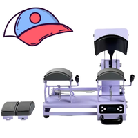 Presse à chaud électrique double station en gros pour usine avec arrêt d'urgence et système de fixation flexible pour la sublimation de casquettes