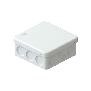 White Screwless IP65 W/2 Cable Lockers Junction Box