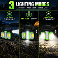 Lampe de travail LED portable rechargeable 6000K blanche en ABS DC5V pour réparation automobile, atelier, bureau, route