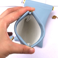 Haute qualité gaufrage cuir pièce cosmétique pochette sac gaufrage Pu cuir cadeau bijoux pochette
