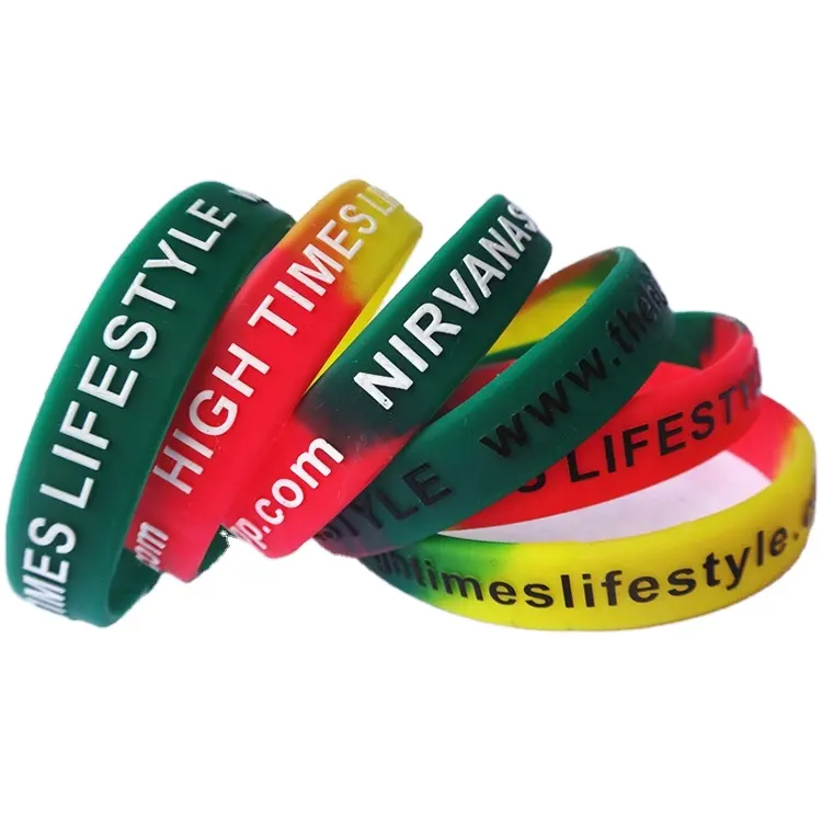 Factory Soft and Waterproof Custom festival Silicone Wrist Band Wristband High quality Bracelet for event