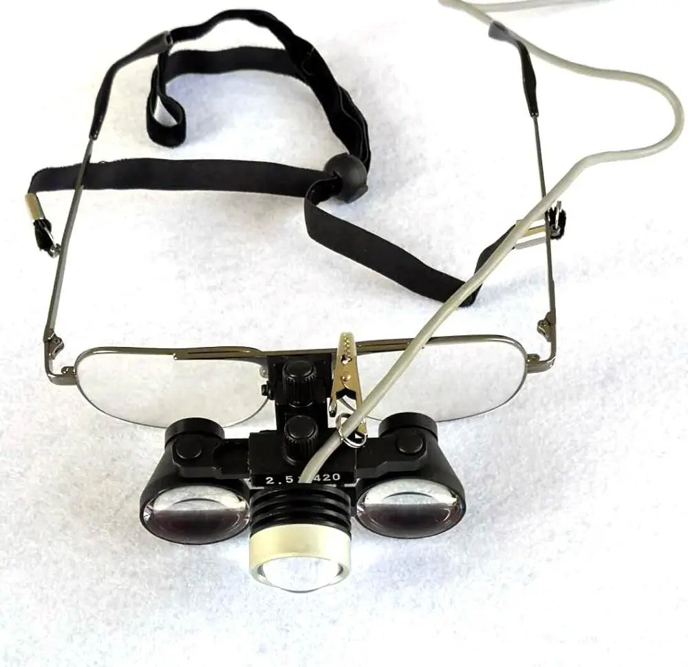 Loupe médicale portable avec lampe à LED