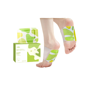 HZL天然ハーブ低刺激性コットン睡眠ディスペル毒素は疲労を和らげます深いクレンジング足デトックスパッドパッチ - Product Image 3