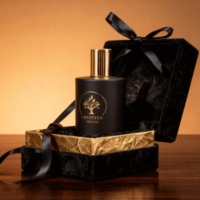 Nouveaux flacons de parfum en verre sans plomb, écologiques et recyclables, noirs, cylindriques, 30/50/100 ml, avec vaporisateur, diffuseur à bâtonnets, logo personnalisé, impression soyeuse