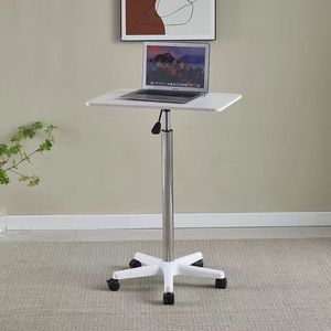 Table mobile moderne avec roulettes, réglable en hauteur, table de travail debout, table d'appoint, <span class=keywords><strong>bureau</strong></span> pour ordinateur portable - Product Image 2