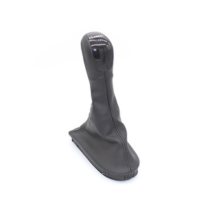 Mercedes-Benz Gear <b>Shift</b> <b>Knob</b> Black Leather Ergonomic Automatic Transmission W211 S211 Fitment - Product Image 2