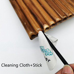 Flûte <span class=keywords><strong>de</strong></span> casserole 15 tuyaux <span class=keywords><strong>Instrument</strong></span> à vent en bambou naturel G clé Panpipe <span class=keywords><strong>Instrument</strong></span> à vent en bois traditionnel chinois avec sac <span class=keywords><strong>de</strong></span> barre <span class=keywords><strong>de</strong></span> nettoyage - Product Image 3