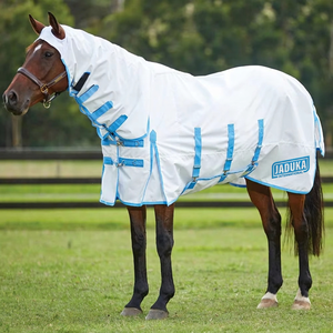 Couverture pour chevaux de qualité supérieure, design personnalisé, en polaire douce, imperméable, doublure en nylon, tissu ripstop, couleur réglable, nouvelle arrivée, pour le dressage - Product Image 5