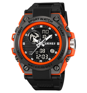 Montre de sport numérique analogique Skmei 2031 tendance pour hommes, étanche 50m, en chrome, vente en gros - Product Image 5