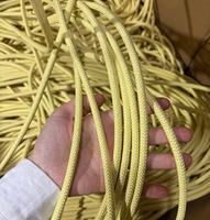 Corde d'évacuation incendie 3mm 5mm avec âme en acier, résistante aux hautes températures, diamètre extérieur personnalisé, fabriquée en Chine