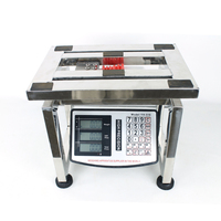 Balance numérique de table en acier inoxydable 304 avec couvercle de cellule de pesage, capacité 150 kg, garantie 2 ans