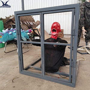 Statue de zombie animatronique grandeur nature pour Halloween, décoration d'<span class=keywords><strong>horreur</strong></span> pour maison hantée et salle d'évasion - Product Image 5