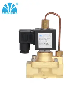 Brass Solenoid Valve Yongchuang YCH12 Normally OPEN High Pressure Water Air Compressor Brass Solenoid Valve For Blowing Machine