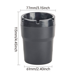 Simple European and American style <b>car</b> ashtray, <b>car</b> <b>interior</b> supplies, flame retardant chimney trash can, convenient <b>car</b> ashtray - Product Image 4