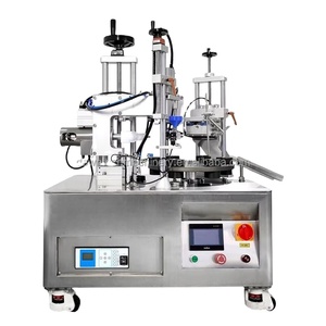 Machine de scellage de tubes en plastique pour crème cosmétique semi-automatique haute précision avec 6 postes de travail - Product Image 1
