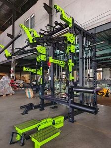 Equipo de gimnasio, Polea De Cable, máquina cruzada, jaula eléctrica, estante para sentadillas <span class=keywords><strong>con</strong></span> accesorios de contrapeso - Product Image 4