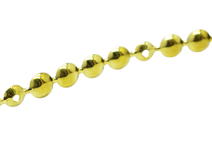 Dekoratif logam mengkilap 11mm emas Domed pelapis Tack Roll Stud strip untuk furnitur - Product Image 6