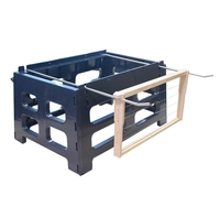 Fournitures d'apiculture Stand de ruche d'abeille avec support de cadre Support de ruche noir pour support de ruche d'abeille