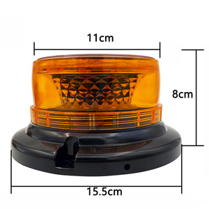 Luz de Advertencia LED <span class=keywords><strong>Solar</strong></span>, Resistente al Agua IP68, Magnética, Ámbar, para Camiones, Luz Estroboscópica de Advertencia de Tráfico - Product Image 3