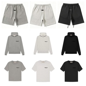 Sudaderas con Capucha Extra Grandes de Algodón Personalizadas de Lujo con Estampado de Silicona 3D, Color Avena Claro y Oscuro, Colección Esencial SS22 - Product Image 2