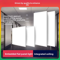 Lampu Panel LED Flat 6Ox60 Grosir, Lampu Panel Plafon Backlit Tersembunyi untuk Penerangan Gudang, Kantor, Supermarket, Toko