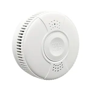 Sample Available Battery Operated Mini 5 Year Interlinked Smoke Alarm Detector De Humo