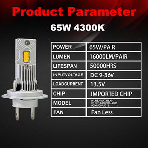 Xvl 4300K TP10 New 65W 16000LM <span class=keywords><strong>LED</strong></span> tự động đèn pha Bóng đèn 12V 24V Luces <span class=keywords><strong>Led</strong></span> xe H7 <span class=keywords><strong>CANBUS</strong></span> H1 <span class=keywords><strong>H4</strong></span> H11 9005 9006 <span class=keywords><strong>LED</strong></span> - Product Image 6
